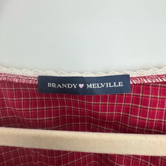 Brandy Melville Blair Plaid Top - Picture 5 of 7